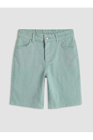 Lc Waikiki Yeşil Regular Fit Erkek Çocuk Jean Şort