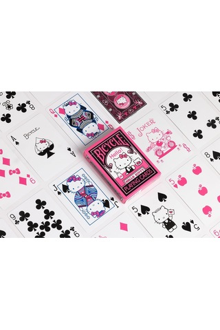 Bicycle Hello Kitty Black & Pink Premium Oyun Kağıdı Koleksiyonluk İskambil Kartları Destesi