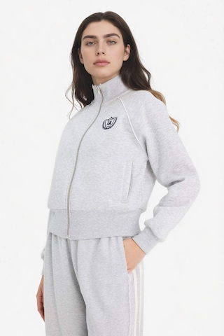 Defacto Loose Fıt Baskılı Fermuarlı Sweatshirt G8117ax26spgr256 Gri-gr256