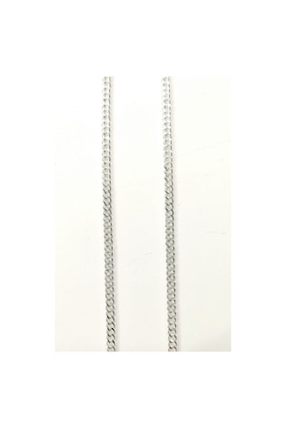 Silver Unisex Gurmet 1,9 Mm Gümüş Kolye Zincir