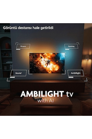 Philips 65OLED810/12 65" 4K UHD Dolby Vision Dolby Atmos Google Smart Ambilight Tv