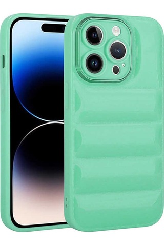 Apple Uyumlu iPhone 14 Pro Max Kamera Korumalı Parlak Airbag'li Zore Galya Kapak