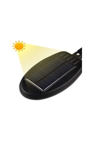 48 Cob Ledli Sensörlü Solar Sokak Lambası