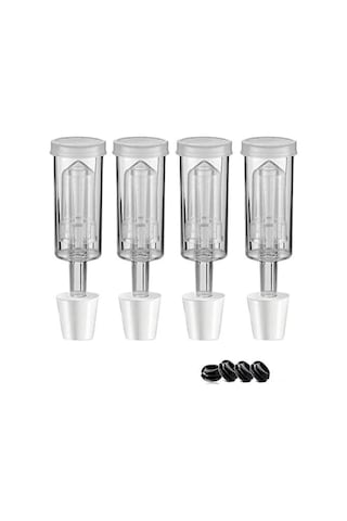 Moveevo 12'li Havuzlu Fermentasyon Kiti: 4lü Gaz Valfi, Sürtünür & Hermetik Yönetim - Kombucha Fermentasyonu İçin Uygun Şeffaf