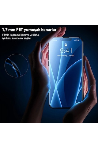 Baseus Apple iPhone Uyumlu 13 Mini 0.23mm Full Kavisli - Ekran Koruyucu Cam 2 Adet- 5775