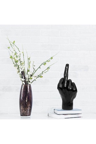Cajuart Dekoratif Orta Parmak Şaka Modern Biblo Ev Ofis Hediye Süs Dekor