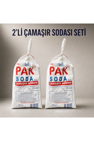 2'li Pak Toz Çamaşır Sodası