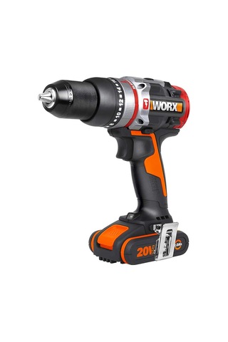 Worx WX354 20Volt 2.0Ah Li-ion Çift Akülü Kömürsüz Profesyonel Darbeli Matkap Vidalama