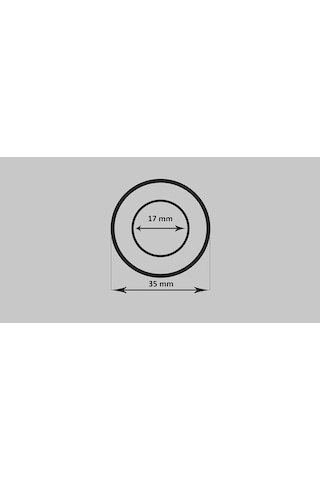 Metali Kapı Kolu Stoperi Tampon Şeffaf 6 Adet