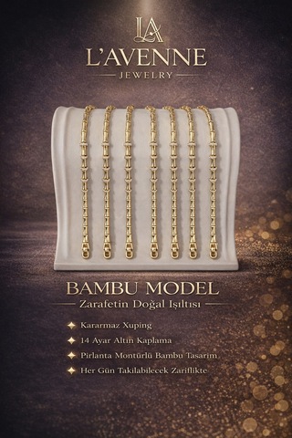 Bambu Xuping Çelik Bileklik Altın - 867712614 Altın