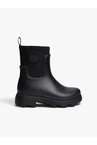 Tommy Hilfiger Th Stamp Warm Ankle Raın Boot Kadın Siyah Bot - Fw0fw09544