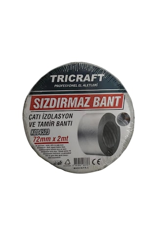 Tricraft Sızdırmaz Çatı İzolasyon Ve Tamir Bantı 72mm X 2m