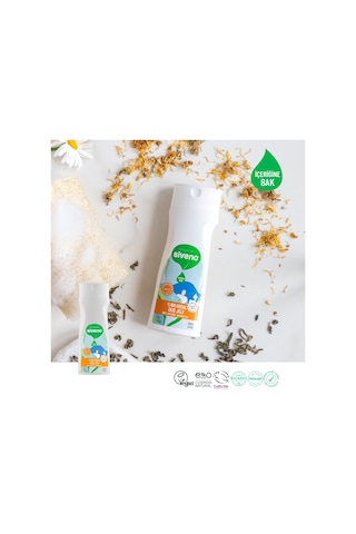 Siveno %100 Doğal Duş Jeli Sebum Dengeleyici Aynısefa Papatya Yeşilçay Vegan 300 ML