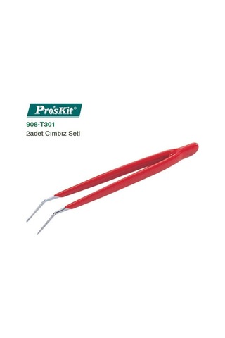 Proskit 908-t301 Düz-eğri Cımbız Seti 2adet
