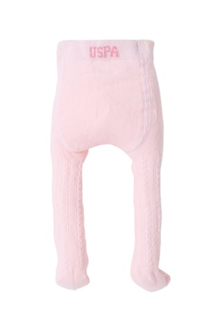 U.S. Polo Assn. Kız Bebek Pembe Çorap Usb1330 Pembe