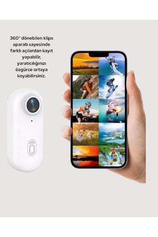 Geniş Açı Lensli Wifi Spor Ve Vlog Kamerası Yeni Nesil 94613981