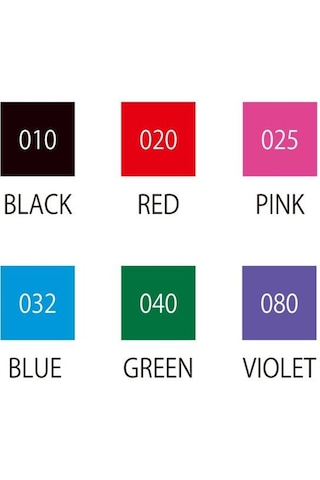 Zig Clean Color Dot Çift Taraflı 6'lı Set