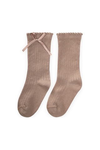 Cigit Çocuk Diz Altı Kız Çorap 2-9 Yaş Vizon Vizon