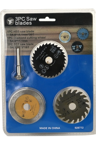 Mini Testere Seti 3 Parça Ahşap Metal Taş