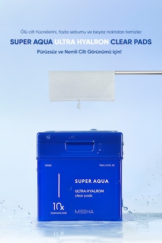 Missha Super Aqua Ultra Hyalron Clear Pads 170 ML