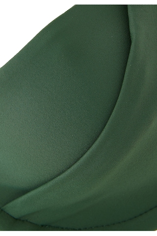 Lea The Label Şık Dikişli Bikini Üstü Yeşil