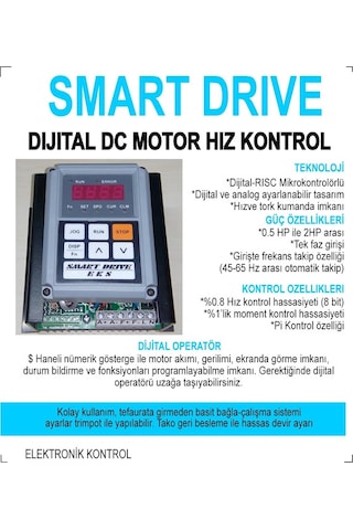 220 Volt Dc Motor Hız Kontrol Cihazı