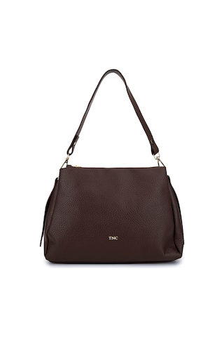 Tamer Tanca Kadın Suni Deri Kahverengi Kol Çantası 1003 2033 Bn Cnt Sk25-26 Acı Kahve Fltr Acı Kahverengi