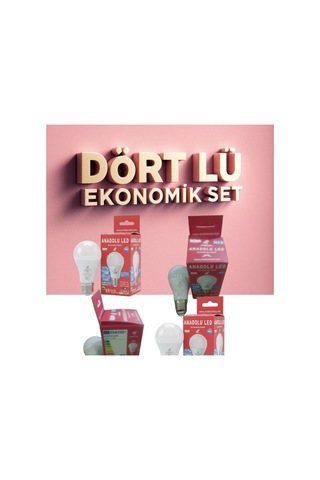 Led Ampul 10,5 W 75w869lm/ 360 Beyaz Işık 4 Lü Eko Pk