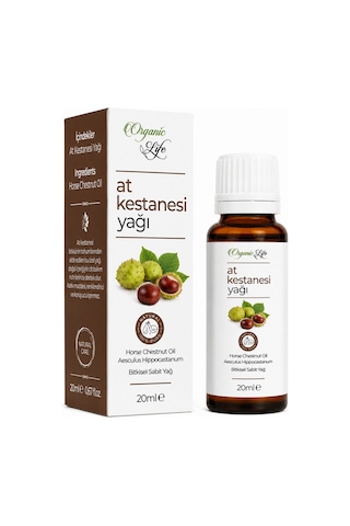 %100 Doğal At Kestanesi Yağı 20 Ml - Sıkılaştırıcı Ve Ferahlatıcı Cilt Bakım Yağı
