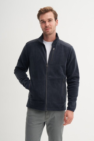Cazador Erkek Soft Blue Caz 53650 Dik Yk. Sweat Hırka 53650-019 Lacivert