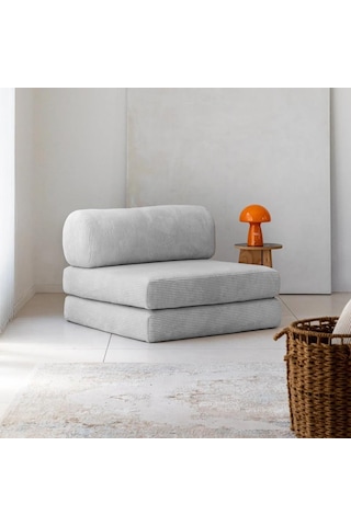 Modüler Legom Tekli Koltuk Gri