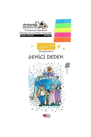 Gemici Dedem Sevim Ak 83 Sayfa Karton Kapak 1 Adet Fosforlu Transparan Kitap Ayraç 1 Paket