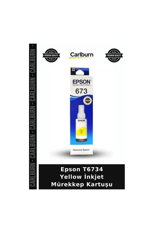 Özel Üretim Epson T6734 Yellow İnkjet Mürekkep Kartuşu Ürün Belge Kartı