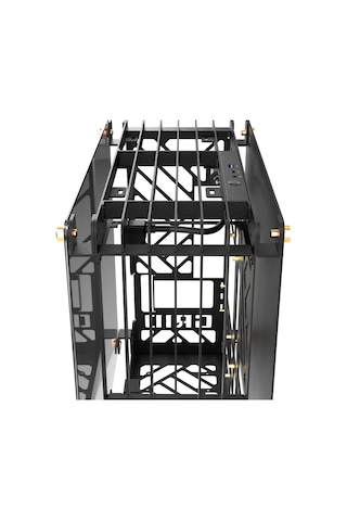 Hyper Rocket Grıd M-atx M-ıtx Gaming Open Frame Siyah Oyuncu Kasası