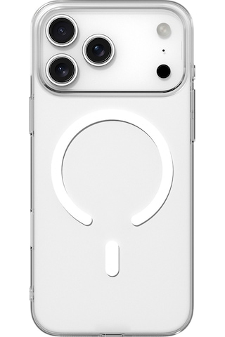 İphone 17 Pro Max Uyumlu Kılıf M-safe Şarj Özellikli Youngkit High Definition Serisi Kapak Şeffaf Şeffaf