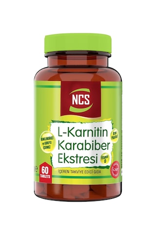 Ncs Karabiber Extreli L-carnitine 60 Tablet