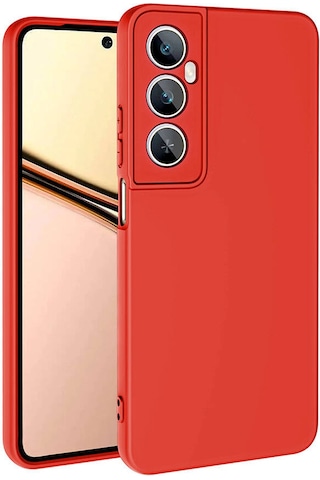 Goocamp Realme C65 4g Kılıf Mara Lansman Kapak-kırmızı Kirmizi