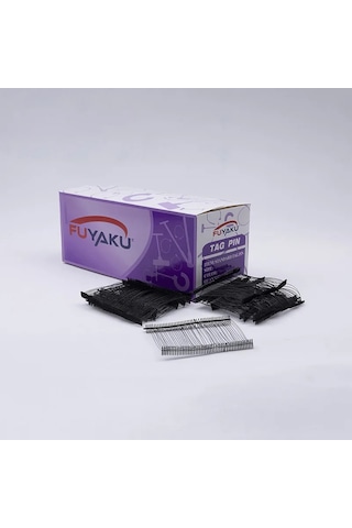 Fuyaku 150 Mm Standart Kılçık Etiketleme Plastiği Siyah 5.000 Adet