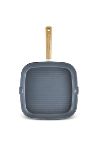 Karaca x Refika Swiss Crystal Creamy Wood Grıll Tava 28 Cm