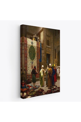 Osman Hamdi Bey'in Halı Tüccarı İsimli Eseri Kanvas Tablo-5123 70 X 100