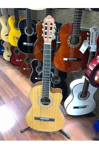 Clariss Kesik Kasa Mat Naturel Klasik Gitar Hg400nc