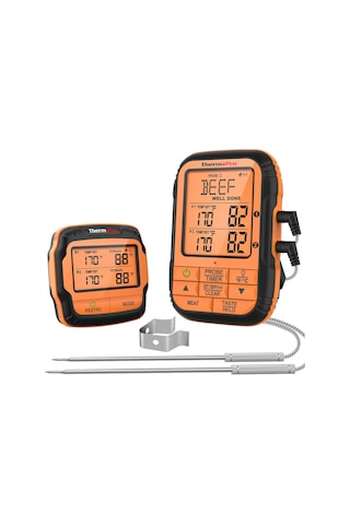 Thermopro Tp28c 2problu Zamanlayıcılı 150m Kablosuz Barbekü/mangal Profesyonel Pişirme Termometresi
