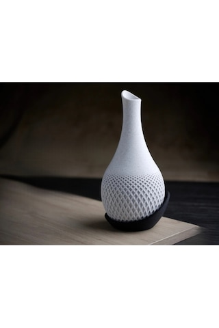 Modern 3d Baskı Dekoratif Vazo 25 Cm Pla Malzeme