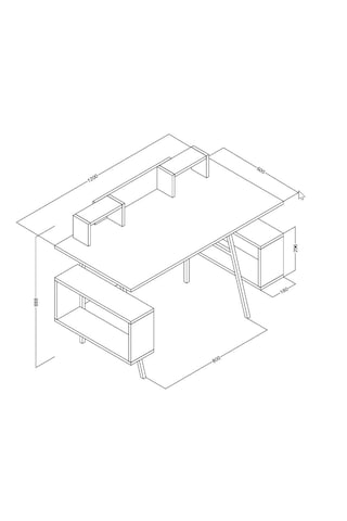 Lagomood Cansu Komodin Beyaz