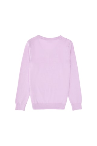 U.S. Polo Assn. Kız Çocuk Lila V Yaka Basic Kazak 50316777-VR034