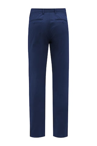 Uki İndigo Comfort Fit Chino Pantolon İndigo