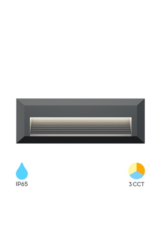 3 Renk Slim Beyaz Led Panel Armatür - Göz Dostu Aydınlatma Siyah