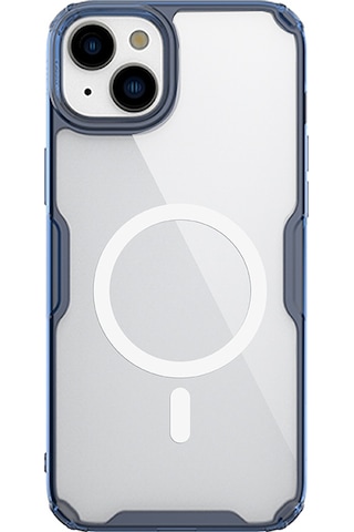 Nillkin Apple Uyumlu iPhone 15 Plus / 14 Plus Magsafe Özellikli Nature Tpu Pro Kapak Mavi