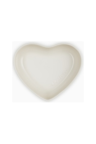 Le Creuset Kalp Formlu Lüks Sunum Şıklığı Seramik Kase 20 Cm Meringue