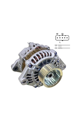 Mıtsubıshı 24v Alternatör Dinamo 130 A 5 Fiş Soketli W-l-ıg . . Ford Cargo Oem